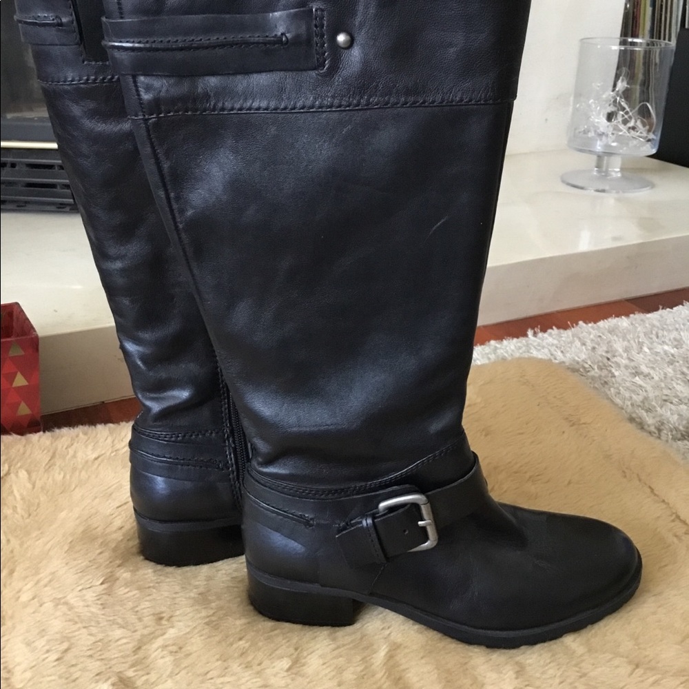 Black Leather Boots